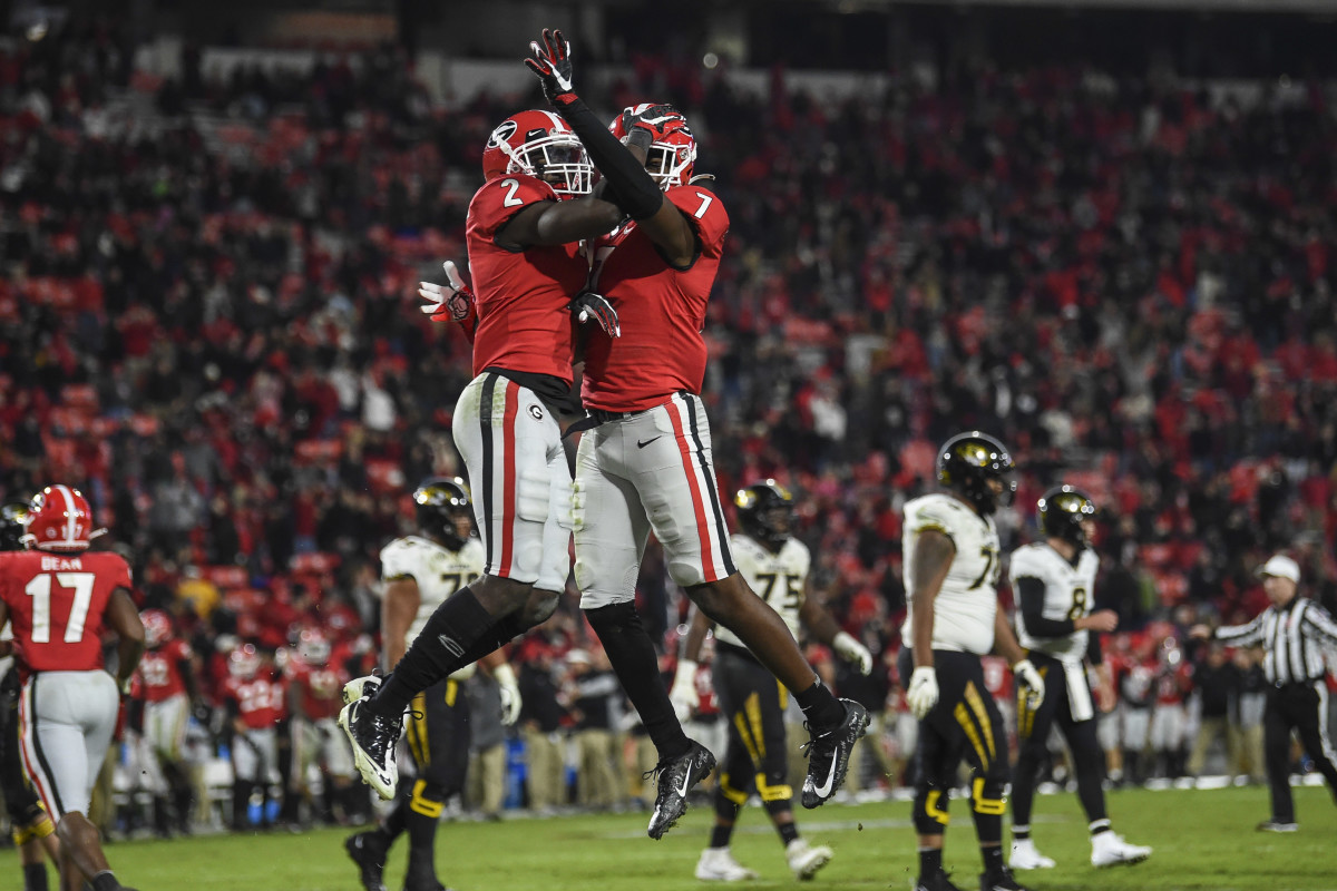 Richard LeCounte and Tyrique Stevenson 